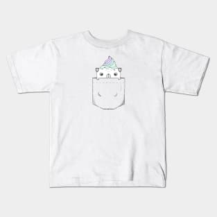 Pocket Pug Ice Cream Kids T-Shirt